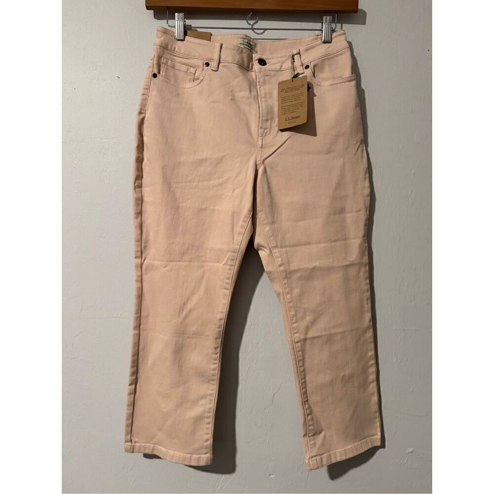 L.L. Bean true shape classic fit faded pink 12P women’s